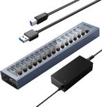 16-poort USB3 hub, Orico, Telefoon, Ophalen of Verzenden, Zo goed als nieuw