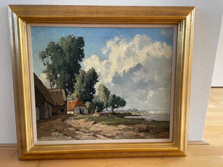 Landschap | Piet Rackwitsz, Antiek en Kunst, Kunst | Schilderijen | Klassiek, Ophalen
