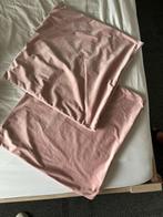2 mooie zacht fluwelen kussenhoezen., Ophalen of Verzenden, Nieuw, Roze, Vierkant