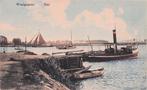 Tiel - Waalgezicht met veerpont? en stoomschip (gel. 1914), Ophalen of Verzenden, Voor 1920, Gelopen, Gelderland