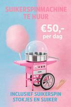Suikerspinmachine trolley - kinderfeest - verjaardagsfeest, Ophalen, Zo goed als nieuw
