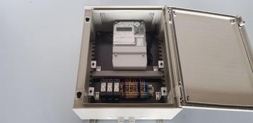 EMH LZQJ-XC Kwh-meter 3x230/400V in Sarel schakelkast (1x) beschikbaar voor biedingen