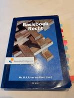 Basisboek recht, Ophalen of Verzenden, Zo goed als nieuw, Economie en Marketing, Noordhoff Uitgevers