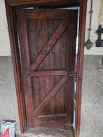 2 oude staldeuren, Doe-het-zelf en Verbouw, Gebruikt, 75 tot 150 cm, Hout, Ophalen