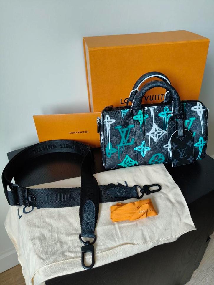 Louis Vuitton - Keepall Bandoulière 25, Kleding | Heren, Overige Herenkleding, Nieuw, Ophalen