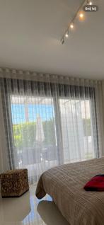 Vitrage van Jab Anstoetz Wave Plooi, Huis en Inrichting, Stoffering | Gordijnen en Lamellen, Ophalen of Verzenden, Wit, 200 cm of meer