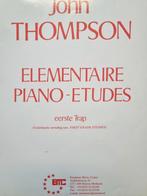 John Thompson Piano Etudes - Eerste Trap, Muziek en Instrumenten, Bladmuziek, Gebruikt, Les of Cursus, Ophalen of Verzenden, Piano