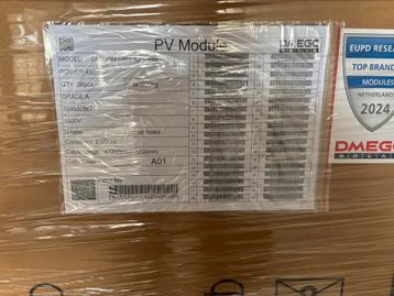 DMEGC  450WP DUBBEL GLAS FULL BLACK MONO N-TYPE NIEUW SOLAR beschikbaar voor biedingen