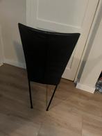 Leren stoelen, Ophalen, Gebruikt, Zwart, Leer