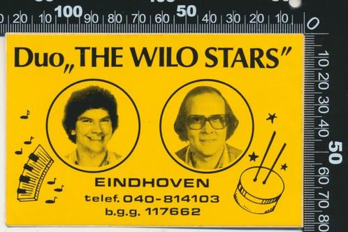 Sticker: Duo The Wilo Stars - Eindhoven, Verzamelen, Stickers, Zo goed als nieuw, Bedrijf of Vereniging, Verzenden