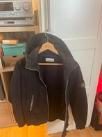 Stone island jas, Ophalen, Zwart, Stone Island, Gedragen