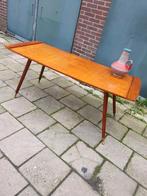 Vintage salon tafel teak/hout., Ophalen, Gebruikt, 100 tot 150 cm, 50 tot 75 cm