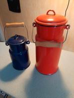 Geëmailleerde melktuit, Antiek en Kunst, Ophalen of Verzenden