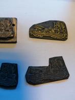 5 ANTIEKE DRUK STEMPELS LOOD STOOMMACHINES ZELDZAME ITEMS., 1:50 tot 1:144, Gebruikt, Ophalen of Verzenden, X