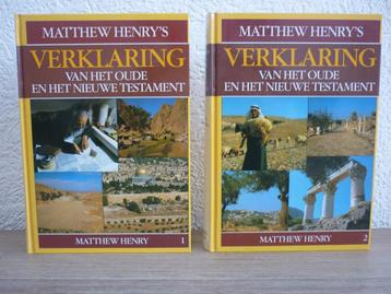 Matthew Henry: Bijbelverklaring; O.T + N.T. compleet; 2 dln. beschikbaar voor biedingen