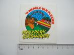 sticker Ponypark Slagharen pretpark kermis retro strip logo, Overige typen, Zo goed als nieuw, Verzenden