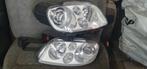Koplamp set xenon Volkswagen Touran 2003/2007 schade!!!, Ophalen of Verzenden, Gebruikt, Volkswagen