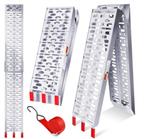 3 Stuks inklapbare aluminium oprijplaten., Auto diversen, Aanhangwagen-onderdelen, Ophalen of Verzenden, Zo goed als nieuw