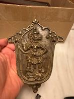 Bronzen plaquette Virabhadra Shiva India Hindoeisme, Antiek en Kunst, Ophalen of Verzenden