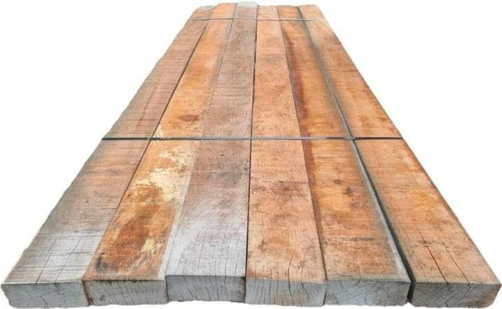 Hardhouten balken fijnbezaagd 8.0x18.0 cm - nr: HB50, Tuin en Terras, Palen, Balken en Planken, Nieuw, Balken, 250 cm of meer