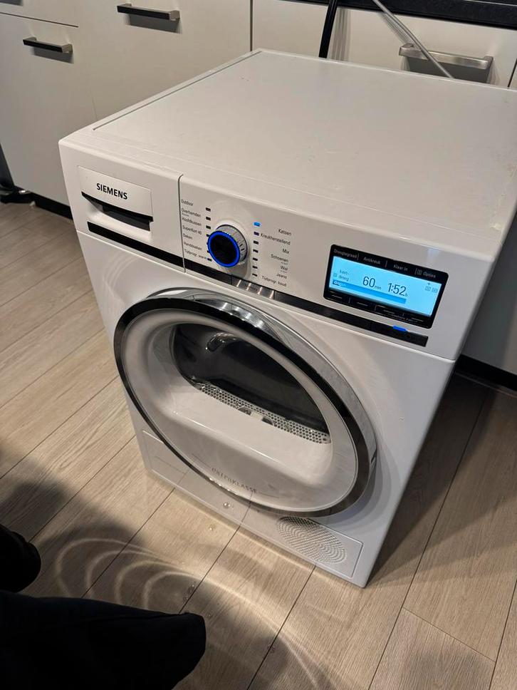 Siemens IQ800 - storingmelding - defect, Witgoed en Apparatuur, Wasdrogers, Gebruikt, Condens, Voorlader, 8 tot 10 kg, 85 tot 90 cm