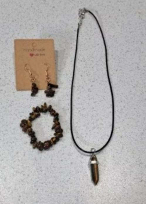 Mooi Setje edelstenen sieraden "nieuw", Sieraden, Tassen en Uiterlijk, Armbanden, Nieuw, Met edelsteen, Ophalen of Verzenden
