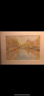 Pastel schilderij, Antiek en Kunst, Kunst | Schilderijen | Abstract, Ophalen of Verzenden