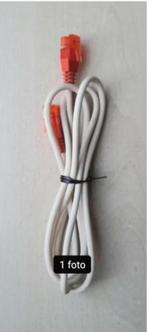 Telefoonkabel 2-aderig 95 cm lang met 2 x RJ11 stekker., Ophalen of Verzenden, Nieuw
