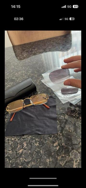 cartier bril (diamond cut) beschikbaar voor biedingen