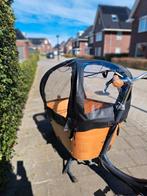 Regentent bakfiets Babboe city met stokken, Fietsen en Brommers, Ophalen of Verzenden, Gebruikt, 4 kinderen of meer, Overige merken