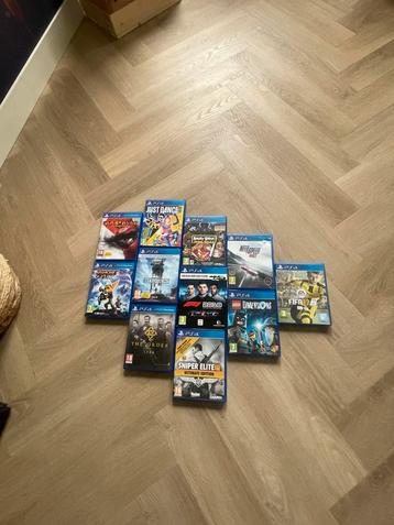 Diverse PS4 spellen beschikbaar voor biedingen