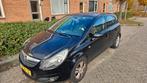 Opel Corsa 1.4 16V 5D 2008 Zwart. APK TOT 03-07-26, Auto's, Voorwielaandrijving, 1063 kg, 4 cilinders, Zwart