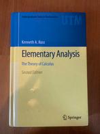Elementary Analysis - Kenneth A. Ross, Ophalen of Verzenden, Beta, Gelezen, WO