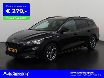 Ford Focus Wagon 1.0 Hybrid ST Line X 155pk Business | Head, Auto's, Stof, Gebruikt, Zwart, Geïmporteerd