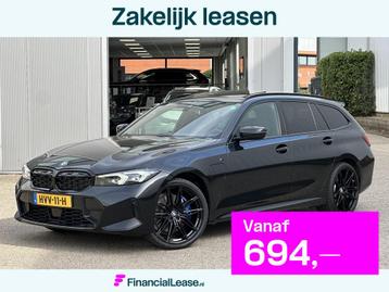 BMW 3-serie Touring 330e M Pakket | Leder/Pano-Schuifdak/20- beschikbaar voor biedingen