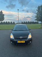 Toyota Corolla Verso 1.8 Vvt-i 7P 2008 Zwart, Auto's, 65 €/maand, Zwart, 4 cilinders, 129 pk