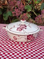 Franse dekschaal rood, Antiek en Kunst, Ophalen of Verzenden