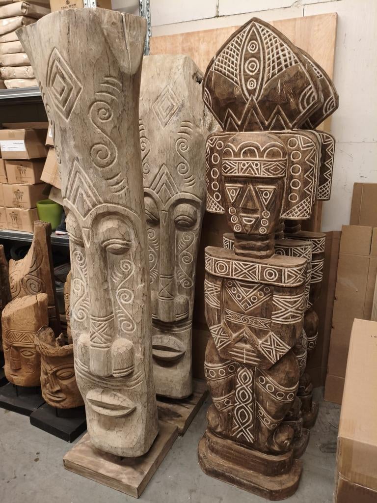 Unieke handgemaakte totems nieuw, Ophalen, Nieuw
