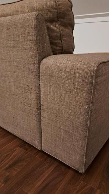 IKEA Kivik 3-zitsbank met hocker/voetenbank, bruin - afbeelding 6