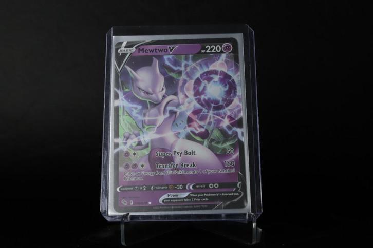 Mewtwo V (2022) – Pokémon GO – Ultra Rare Holo, Hobby en Vrije tijd, Verzamelkaartspellen | Pokémon, Nieuw, Ophalen