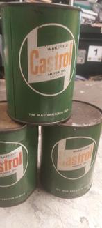 Castrol olieblikken 3stuks alle 3 vol, Verzamelen, Merken en Reclamevoorwerpen, Ophalen of Verzenden, Gebruikt, Overige typen