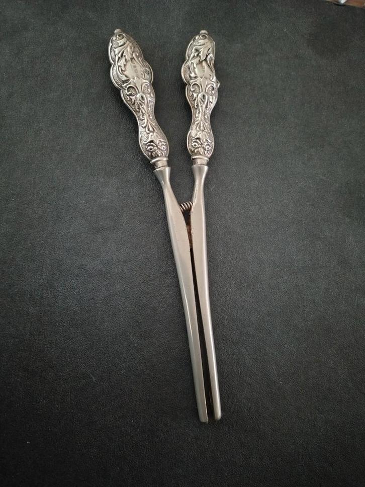 Zilveren spanner handschoenen, Antiek en Kunst, Antiek | Bestek, Ophalen of Verzenden