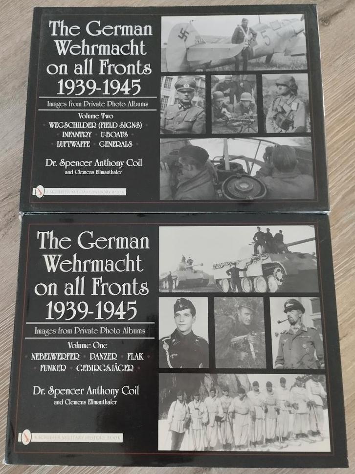 The German WH on all fronts 1939-1945 (Deel 1 + 2), Verzamelen, Militaria | Tweede Wereldoorlog, Landmacht, Boek of Tijdschrift