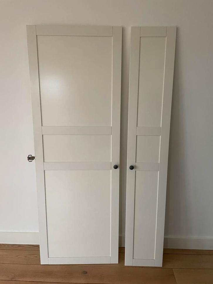 Witte ikea kledingkast, Huis en Inrichting, Kasten | Kledingkasten, Gebruikt, 150 tot 200 cm, 100 tot 150 cm, 50 tot 75 cm, Met deur(en)