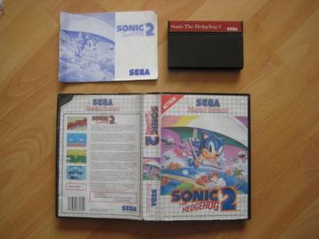 Sonic the Hedgehog 1 of 2 Sega Master System Mastersystem