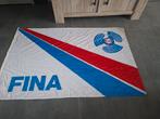 Fina vlag groot oude logo, Ophalen of Verzenden, Gebruikt, Reclamebord