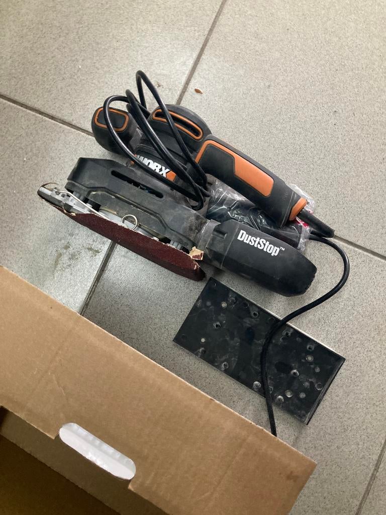 Vlak schuurmachine, Ophalen of Verzenden, Gebruikt, Minder dan 600 watt, Vlakschuurmachine