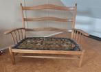 Vintage hout bankje, Huis en Inrichting, Ophalen, Gebruikt, Minder dan 75 cm, Vintage