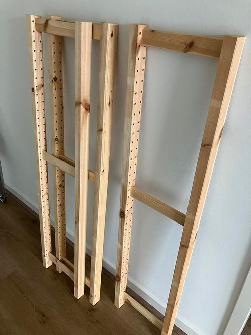 Drie stuks IKEA IVAR staander / zijpaneel 120 cm, Huis en Inrichting, Kasten | Stellingkasten, Zo goed als nieuw, Ophalen
