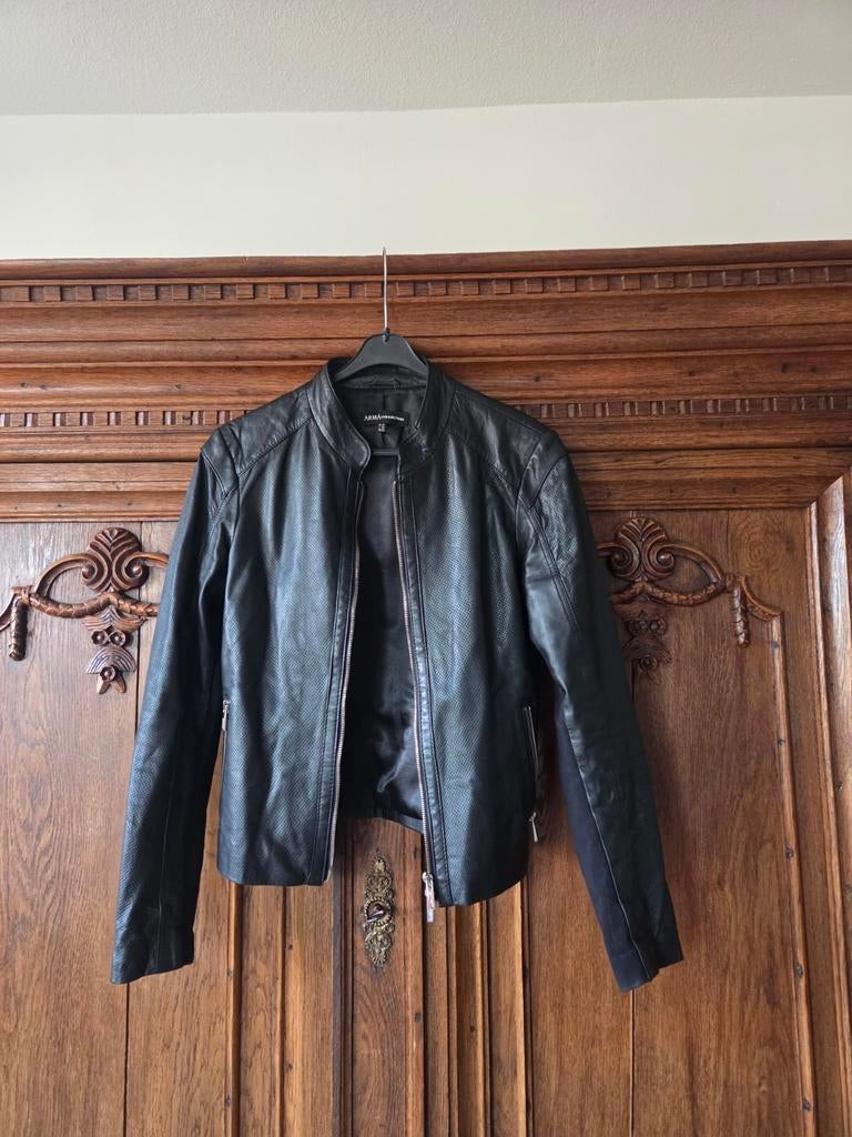 Mooi leren jasje van Arma maat 38, Maat 38/40 (M), Zwart, Arma, Ophalen of Verzenden